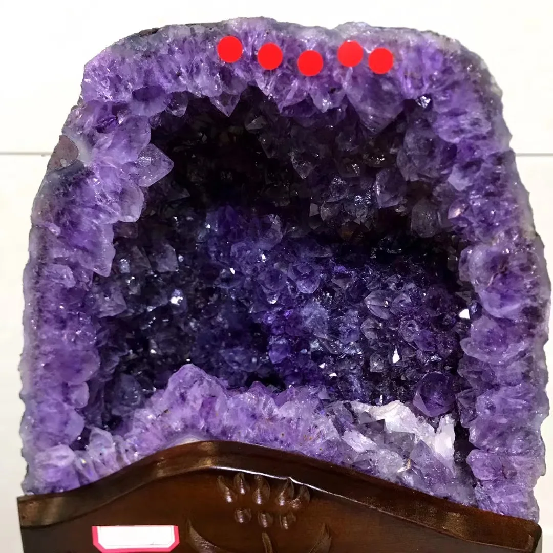 

Fine Brazilian amethyst hole, transfer lucky mascot, improve Feng Shui, block evil evil spirits, bracelet degaussing purificatio