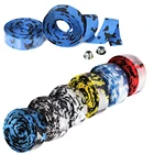 Лента для руля велосипеда, 2 шт., нескользящая резиновая лента для руля