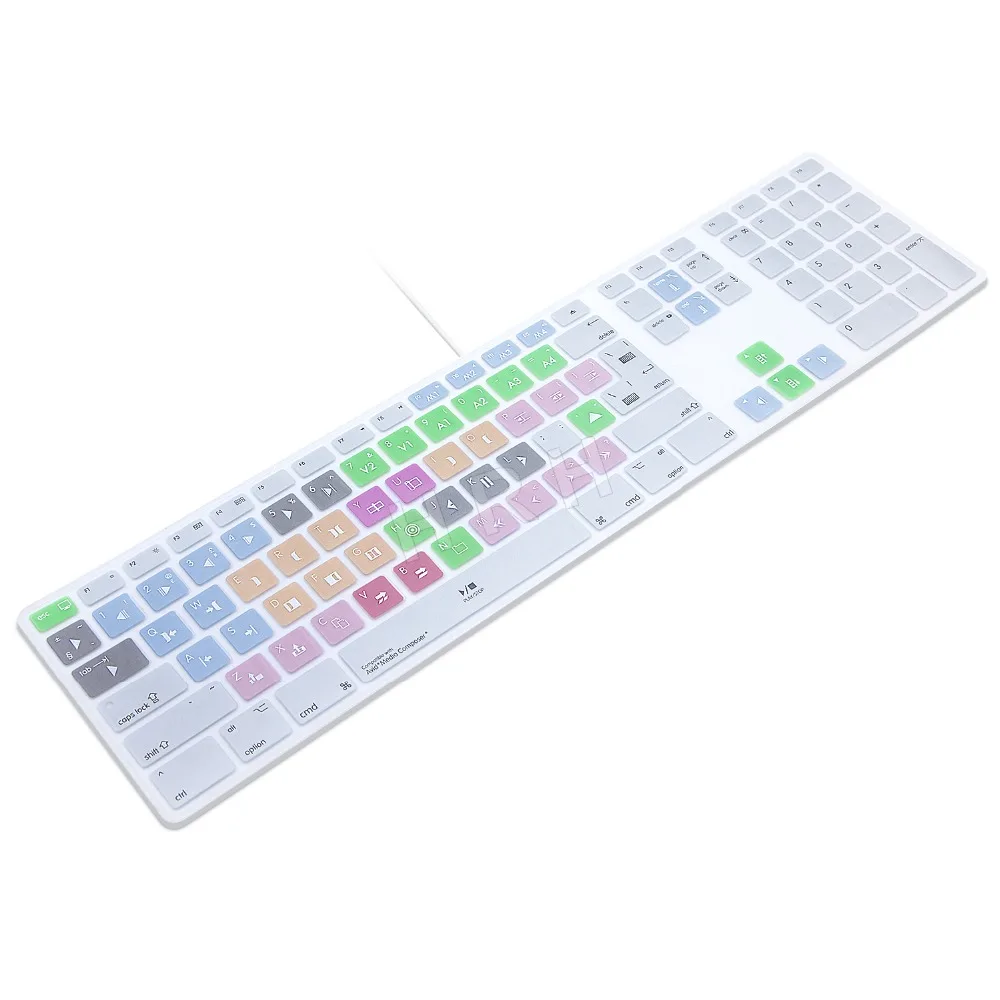 Чехол для клавиатуры HRH Avid Media player Hotkey Обложка Apple с цифровым стандартом USB Для iMac G6