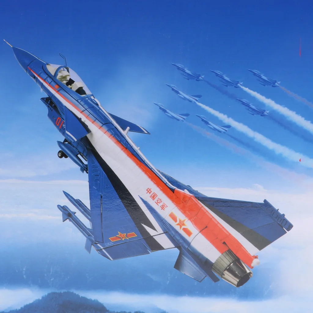 

China AIR FORCE J-10 JET FIGHTER AIRCRAFT 1/60 Scale Model Kit