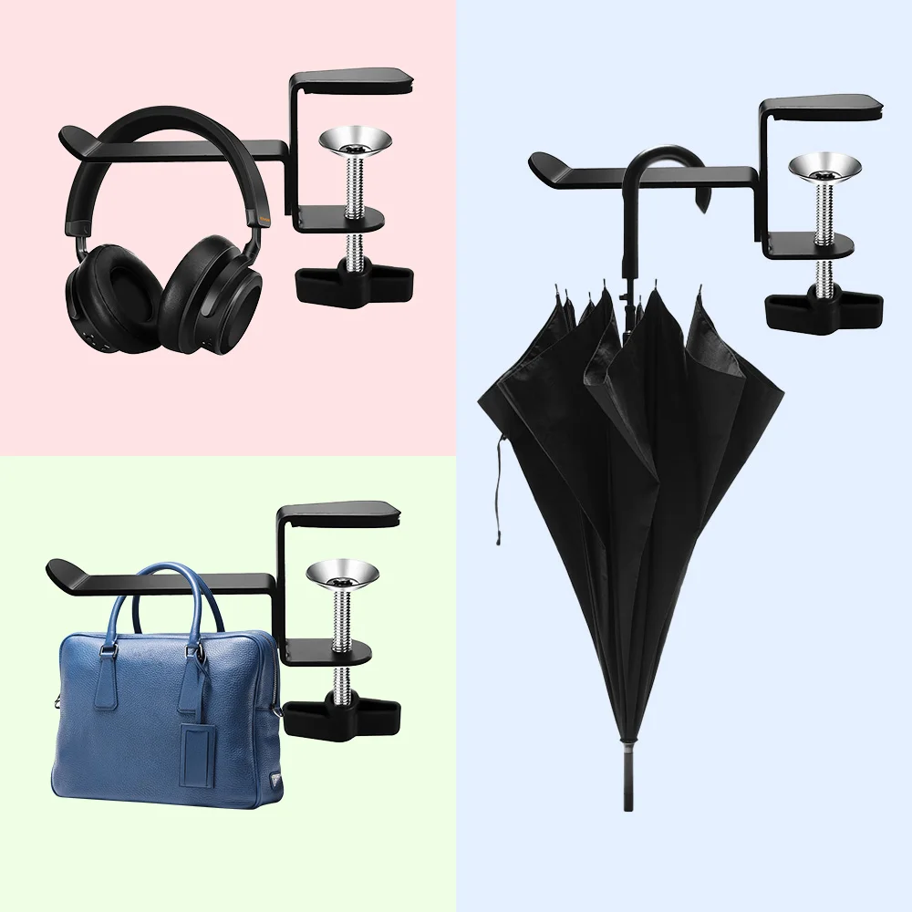 Универсальные наушники вешалка для настольного ПК гарнитура держатель под