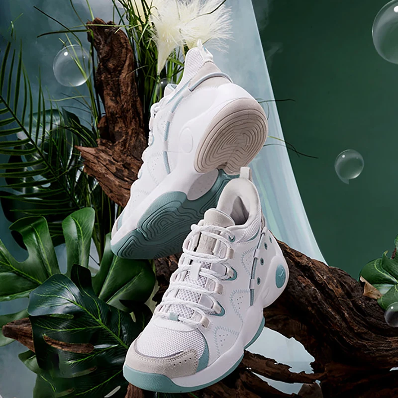 QIAODAN Basketball Shoes for Women 2023 Fashion Breathable Casual Sports Shoes High Quality Fashion Female Sneakers XM36212004