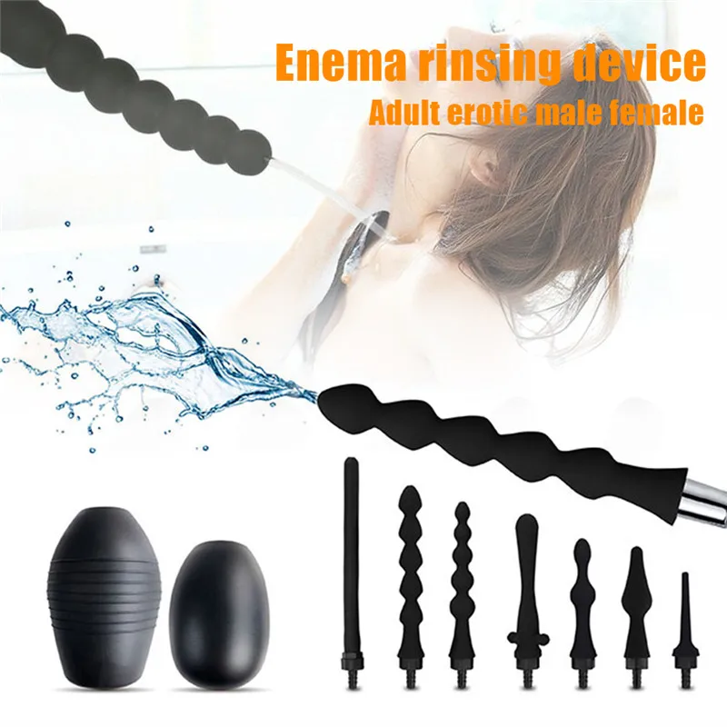 Douche Head Vagina Anal Showers Silicone Enema Cleaning Shower Dusche Tube | Красота и здоровье