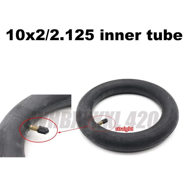 

Аксессуары для электрических скутеров 10x2,125 дюймов, внутренняя трубка 90 градусов, Внутренние шины 10 дюймов, прочные пневматические густые к...