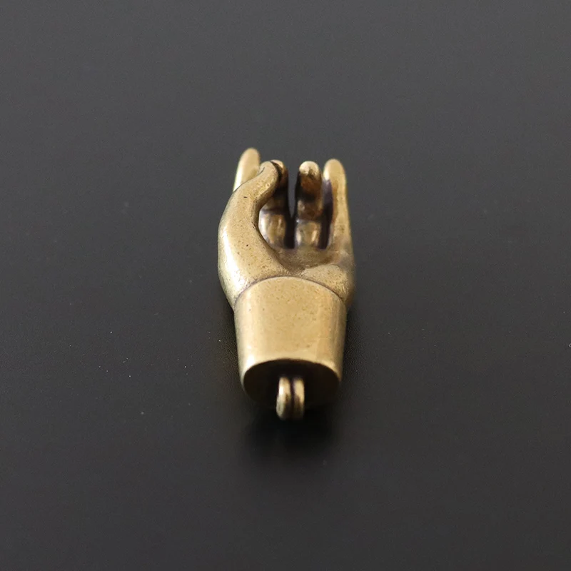 Винтажные подвески из чистой меди с благословением для ожерелья брелоки латуни