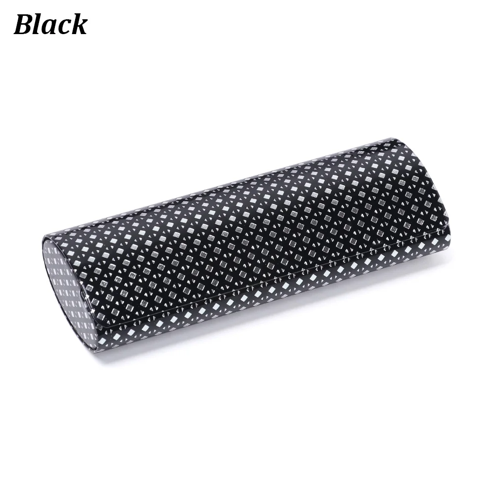 style2-black Новинка, модный Чехол для очков, унисекс, портативный, имитация дерева, зерно, солнцезащитные очки, коробка, очки для женщин, твердая, ручная работа, квадратная складная коробка для мужчин - Цвет: style2-black