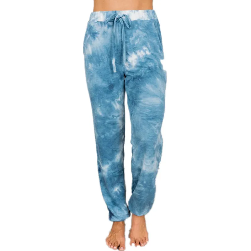 

Штаны женские летние, с эластичным поясом и принтом, с карманами