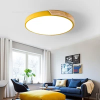 modern wooden led ceiling lights for living room light fixtures bedroom light kitchen hanging lamps surface mount ceiling lamp
