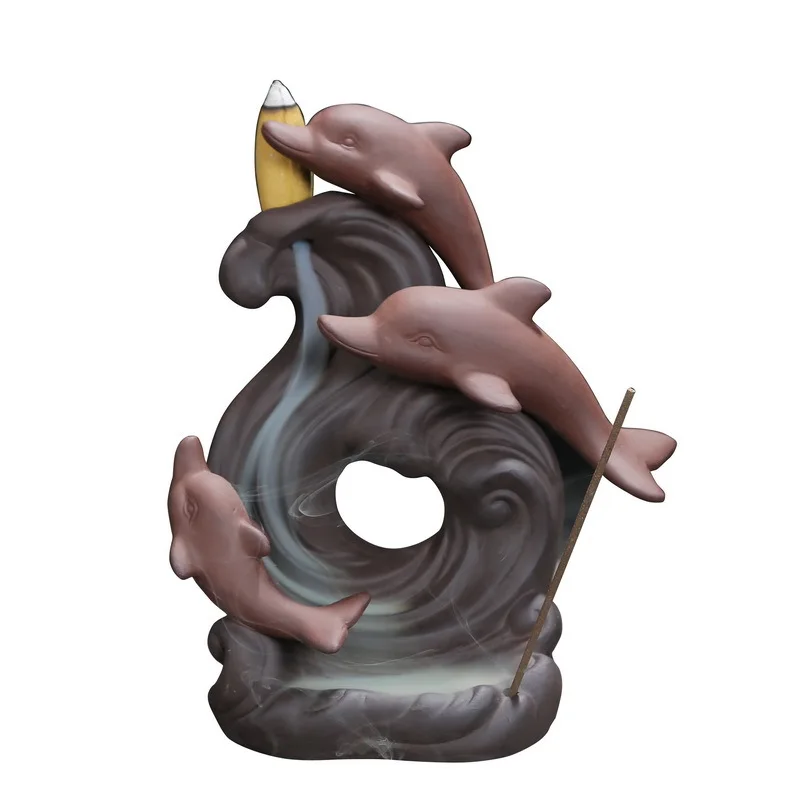 Ароматическая курильница в виде дельфина домашний декор для комнаты поджигатель