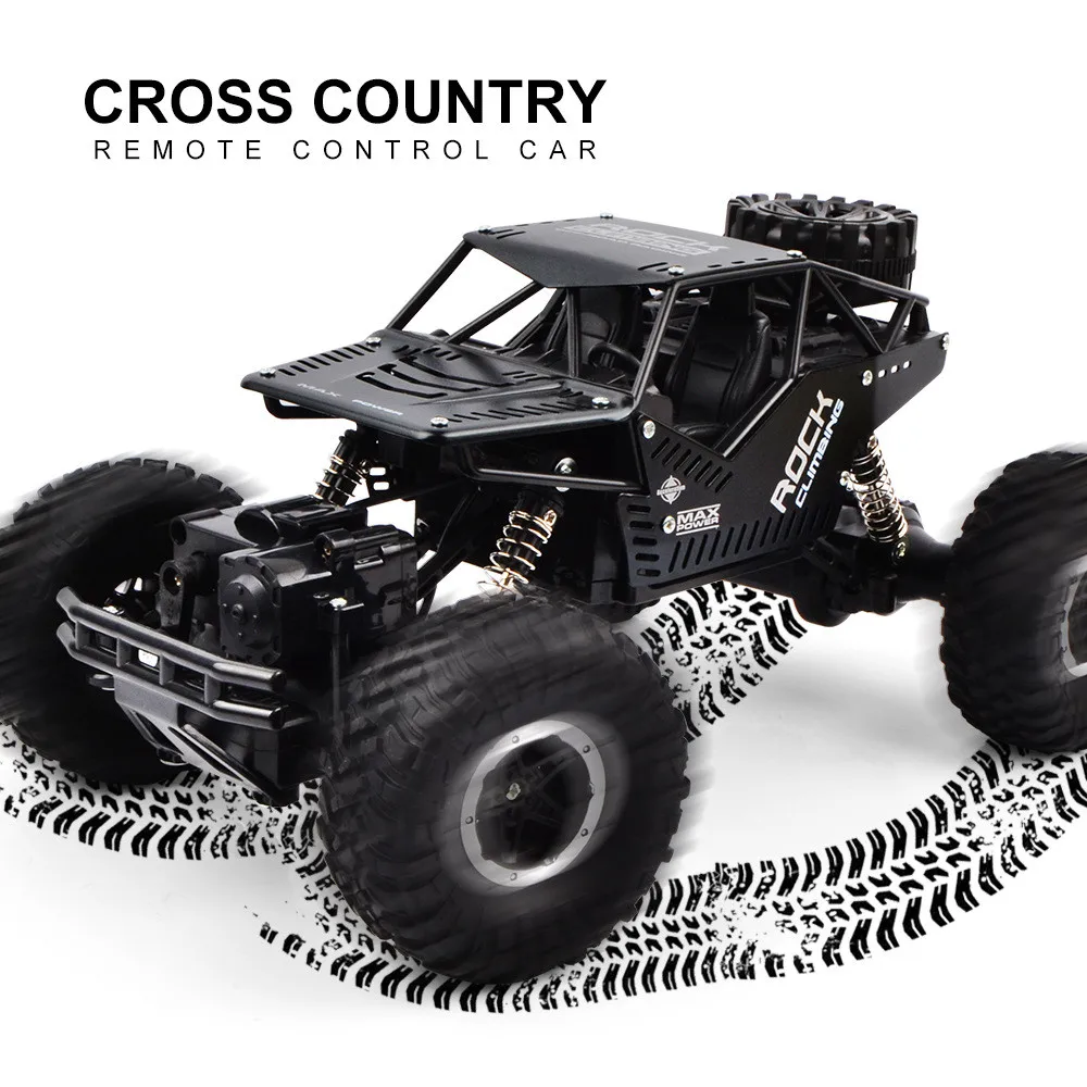 4WD электрический RC автомобиль Рок Гусеничный пульт дистанционного управления игрушки автомобили на радиоуправлении led 4x4 привод внедорожные Игрушки для мальчиков Детский подарок