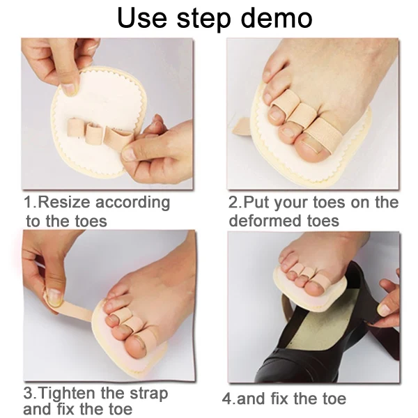 

Pedifix Toes Straightener Pad Budin Splint Hammer Toe Corrector Set FEA889