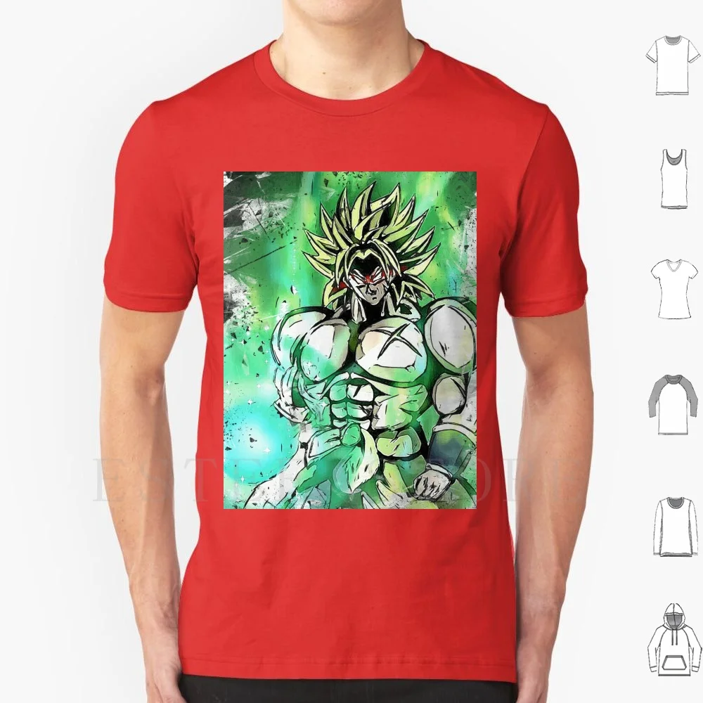 Broly-легендарная Футболка мужская хлопковая 6xl Android 18 17 трусы Фриза Cumber Kale Kefla Аниме