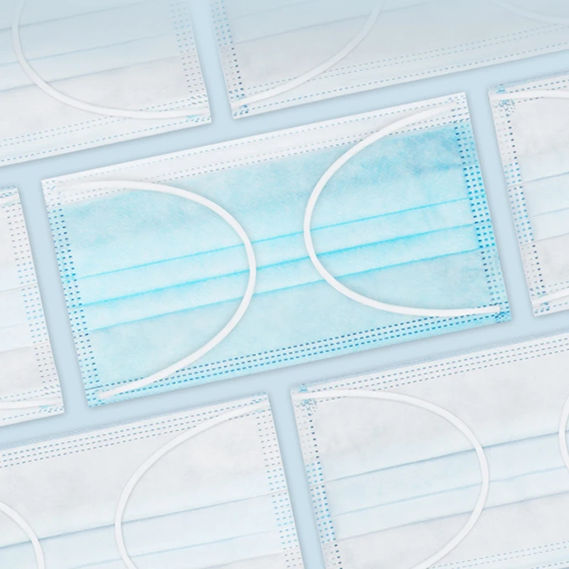 Маска для рта против загрязнения маска лица 3-слойная одноразовая с фильтром