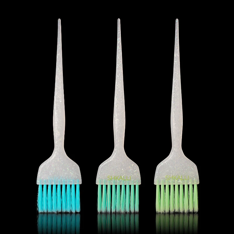 

Professional salon hairdresser dyeing tools Glitter hair dye brush Balayage Tint brush hair coloring Brush hair Bleach Brush