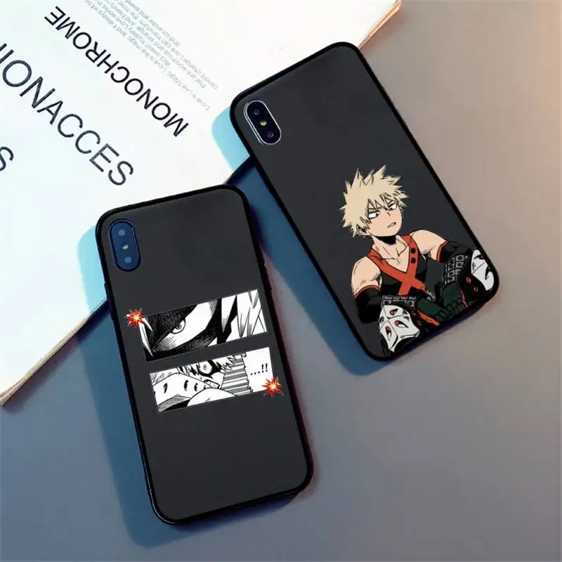 

Anime My Hero Academia Phone Case For iPhone 13 12 11 8 7 Pro Max Plus X XS XR MINI Soft Silicone New