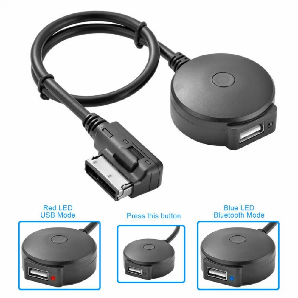 Новый AtoCoto Bluetooth AUX приемник кабель адаптер для VW Audi A4 A5 A6 Q5 Q7 после 2009 аудио медиа