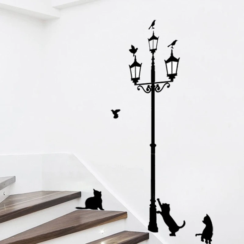 Самодельные Настенные обои съемные настенные наклейки виниловые с 3 маленькими