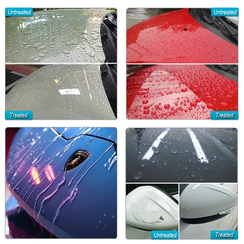 9H Liquid Glass Ceramic Car Coating Super Hydrophobic Glass Coating Nano Ceramics Car Care Wax Car Polishing Kit Anti Scratches best car seat leather cleaner