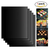 bbq grill mat high temperature resistant reusable outdoor non stick barbecue pad accessories low price hot selling