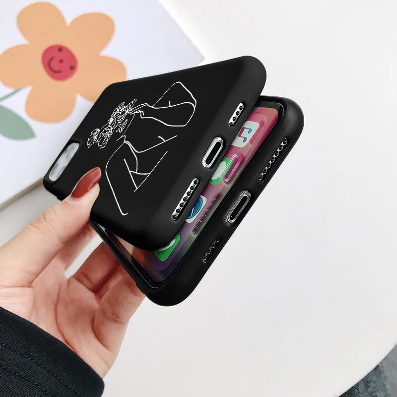 Чехол с рисунком линий для Huawei Honor 8X 9X 10 Lite 20 10i 20i P30 P20 Pro Mate P40 E Y6 Y7 2019 P Smart 2021|Бамперы|