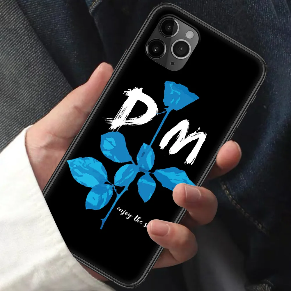 

Depeche Band Mode Phone Case For Iphone 11 12 Mini PRO XR X XS MAX 6 6s 7 8 Plus 5 5s SE 2020 black Funda Trend Bumper Soft Back