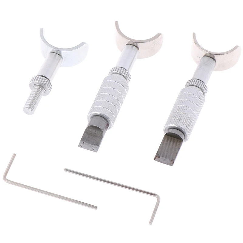 

Useful Adjustable DIY Manual Rotary Tools Leather Carving Swivel Knife Blade Tools Set