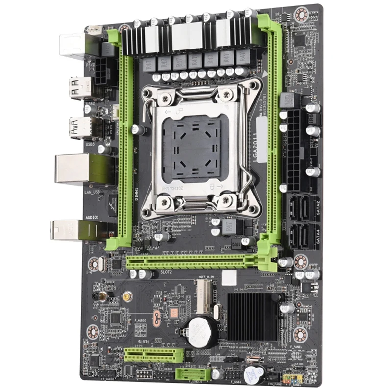 Материнская плата X79 M2 Lga2011 Atx Usb2.0 Sata 3 Pcie Nvme M.2 Ssd поддержка памяти Reg Ecc и процессора