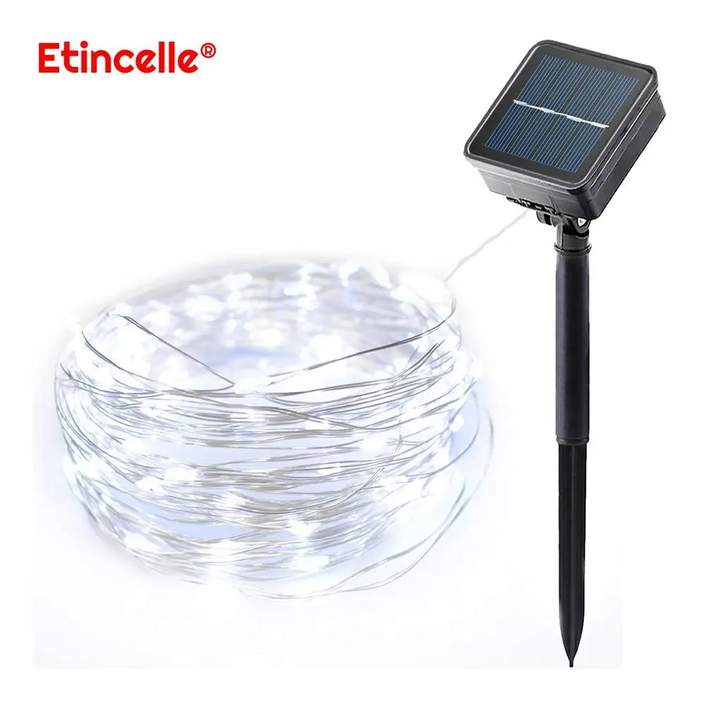 Сказочные огни Светодиодная гирлянда Солнечный Сад Рождество luces decoracion terraza y jardin