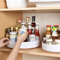 rotation non skid pantry cabinet lazy susan turntable with wide base storage bin rotating organizer tray kitchen accessories