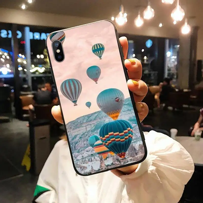 

Hot Air Balloon beautiful lanscape high quality Phone Case shell for iPhone 11 12 pro XS MAX 8 7 6 6S Plus X 5S SE 2020 XR