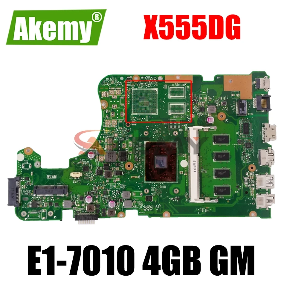 

Материнская плата SAMXINNO X555DG REV2.0 для ноутбука Asus X555YI X555YA X555Y X555D A555D, материнская плата для ноутбука, модель 100% г, 4 Гб