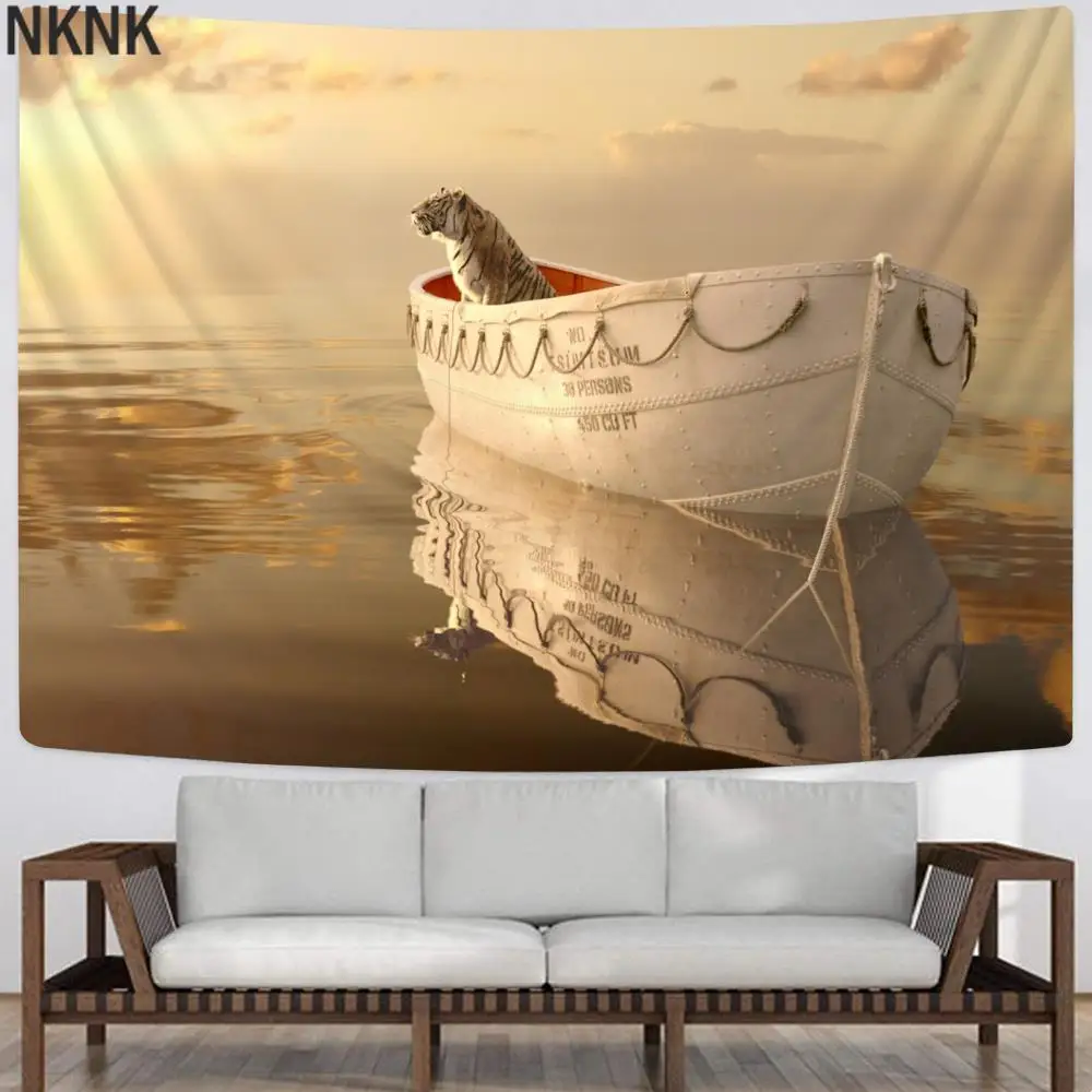 Настенный гобелен с животными для дома высокое качество Забавный |