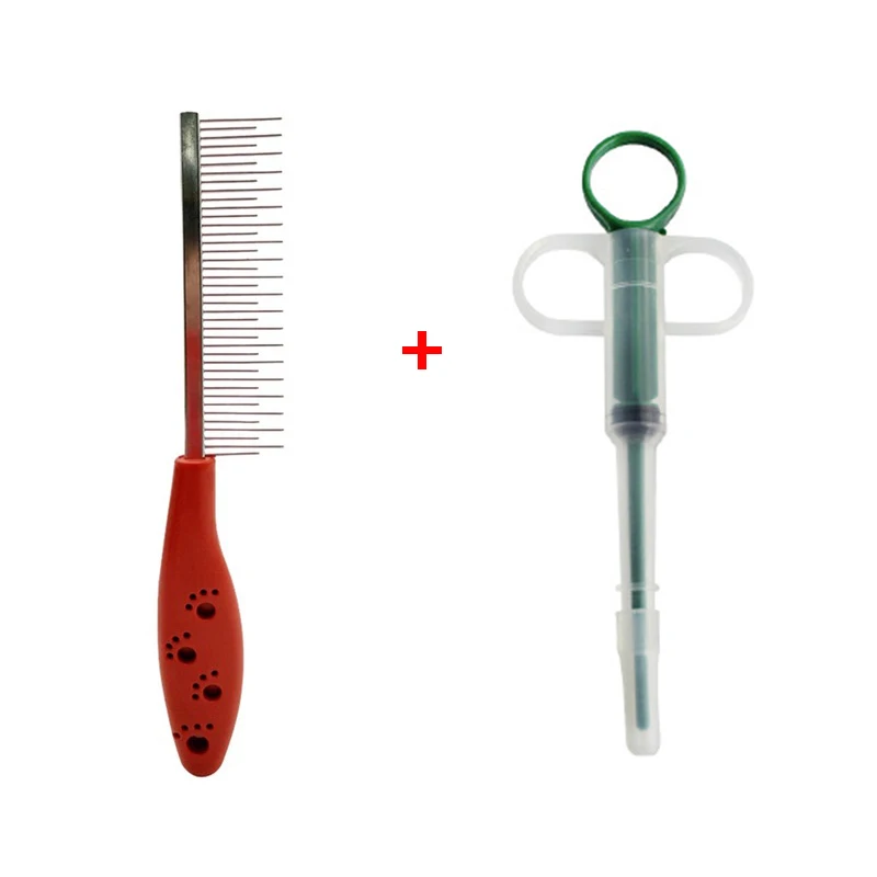 

2 шт./компл., расческа для собак, из нержавеющей стали, 19,5x3 см