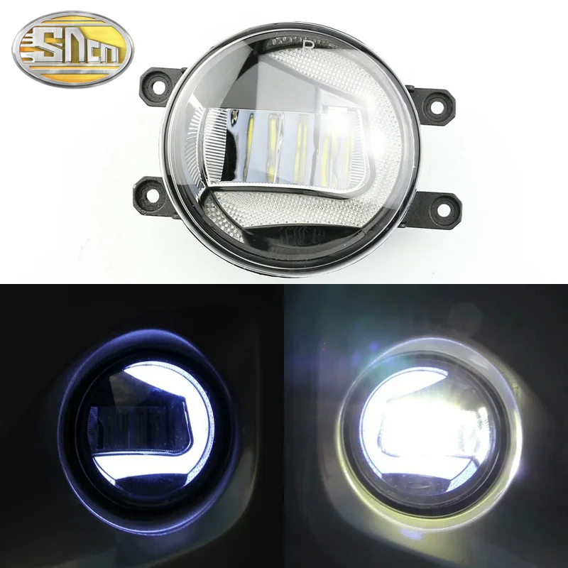 2 в 1 функции безопасности вождения автомобиля светодиодный светильник дневного