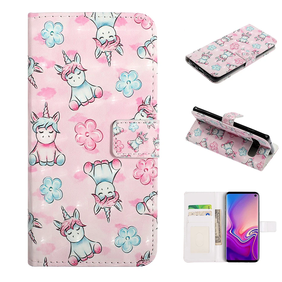Чехол кошелек кожаный флип-чехол для телефона для samsung Galaxy S10 S10e S9 S8 J6 плюс A7 A10 A20 A30 A40 A50 A70 M10 M20 M30 крышка