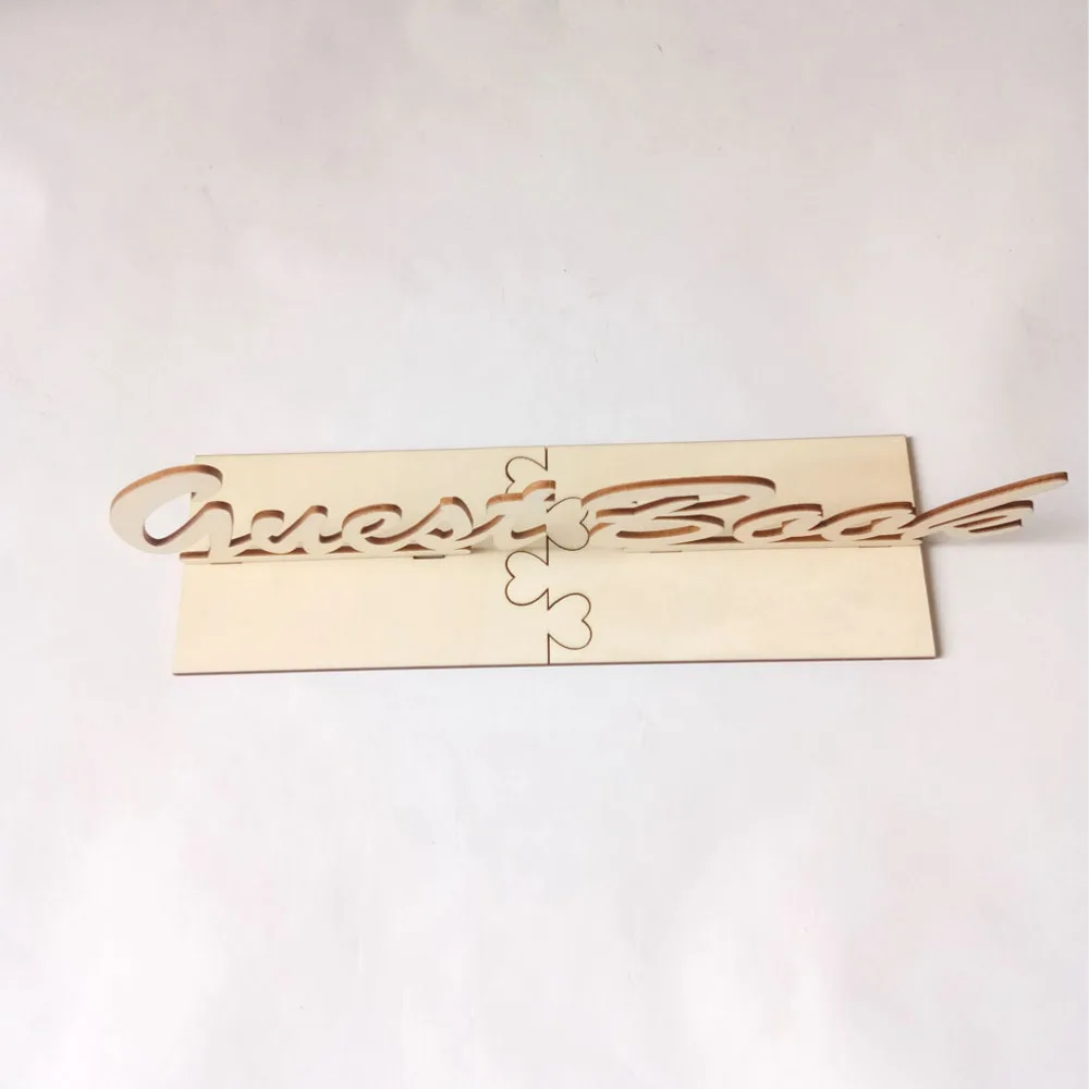 Гостевая книга Настольная вывеска деревянная отдельно стоящая украшение для