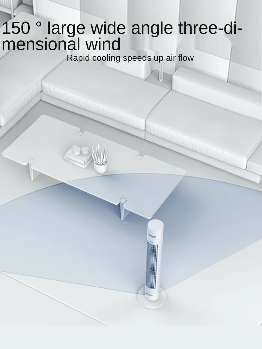 Verkauf TT Xiaomi MiJia DC Frequenz Umwandlung Turm Fan Boden Ventilator Haushalts Stumm Luft Zirkulation Blattloser Fan Vertikale