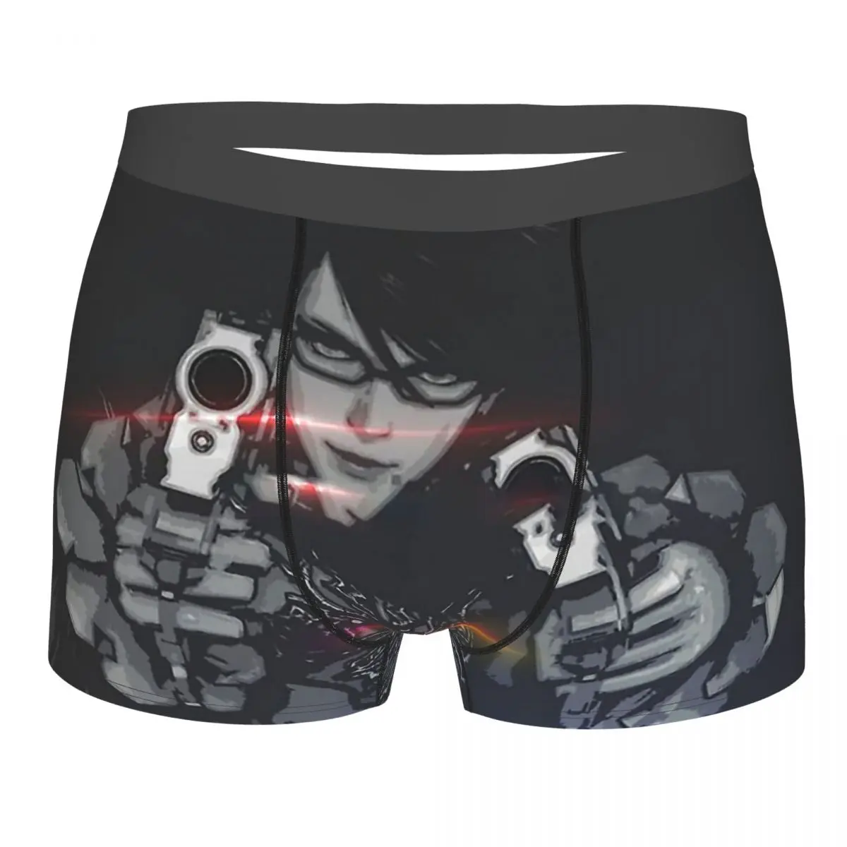 

Bayonetta Action Hack and Slash Game Bayonetta 2 POWER WICHT Underpants Homme Panties Male Underwear Print Couple Sexy Calecon