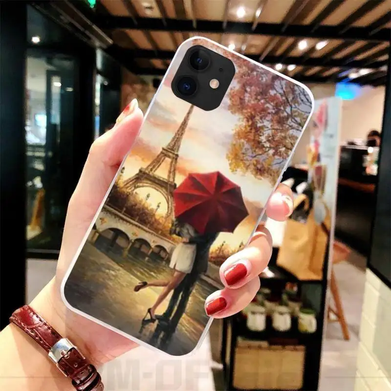 Модный чехол для телефона с изображением Парижской Эйфелевой башни iphone 5C 5 6 6s plus 7