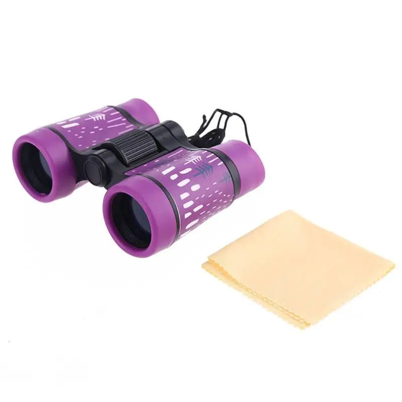 

4x30 Binoculars Plastic Children Colorful Lightweight Telescope for Kids Compact Drop Shipping