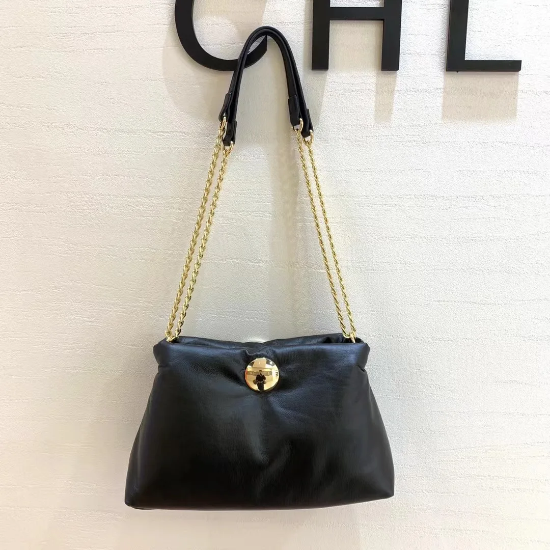 

Vintage Chains Crossbody Bags for Women 2021 Casual Pad Women Shoulder Bag High Quality Handbag Designer Tote Purse Ladies New