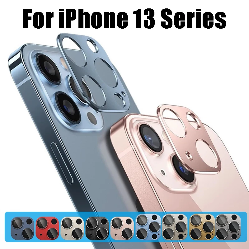 

For Iphone 13 Series Lens Protector Aluminum Alloy Back Camera Protective Ring Paste Cover for IPhone 13mini 13 13pro 13promax