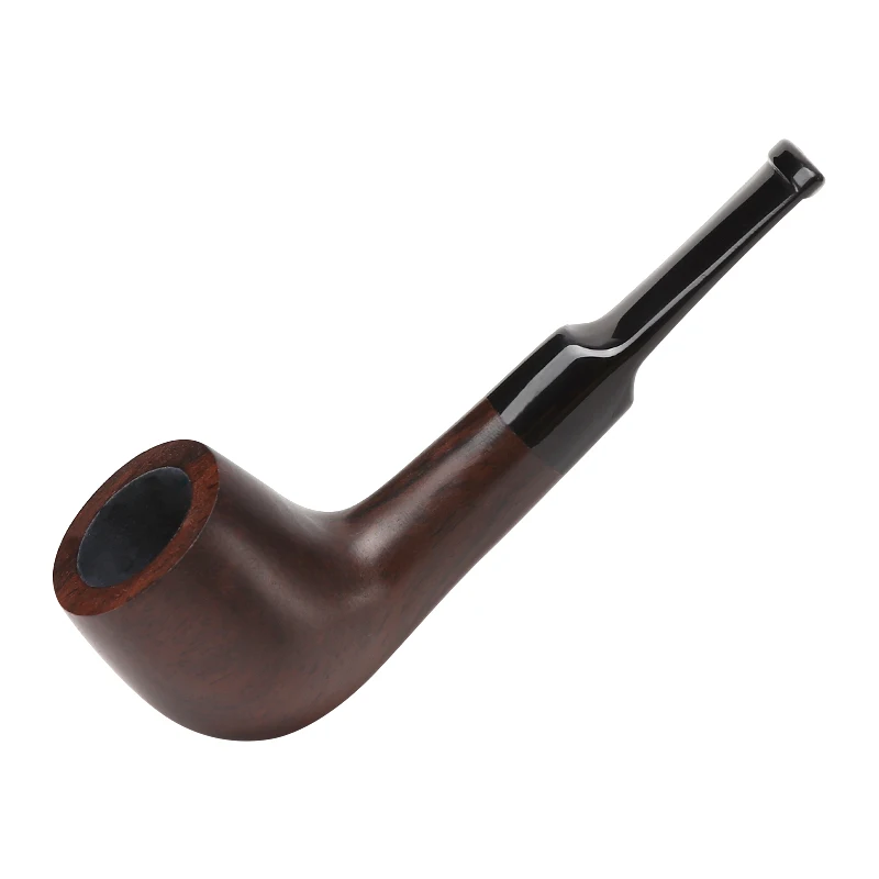 Курительная трубка из черного дерева ручной работы с фильтрами для труб 9