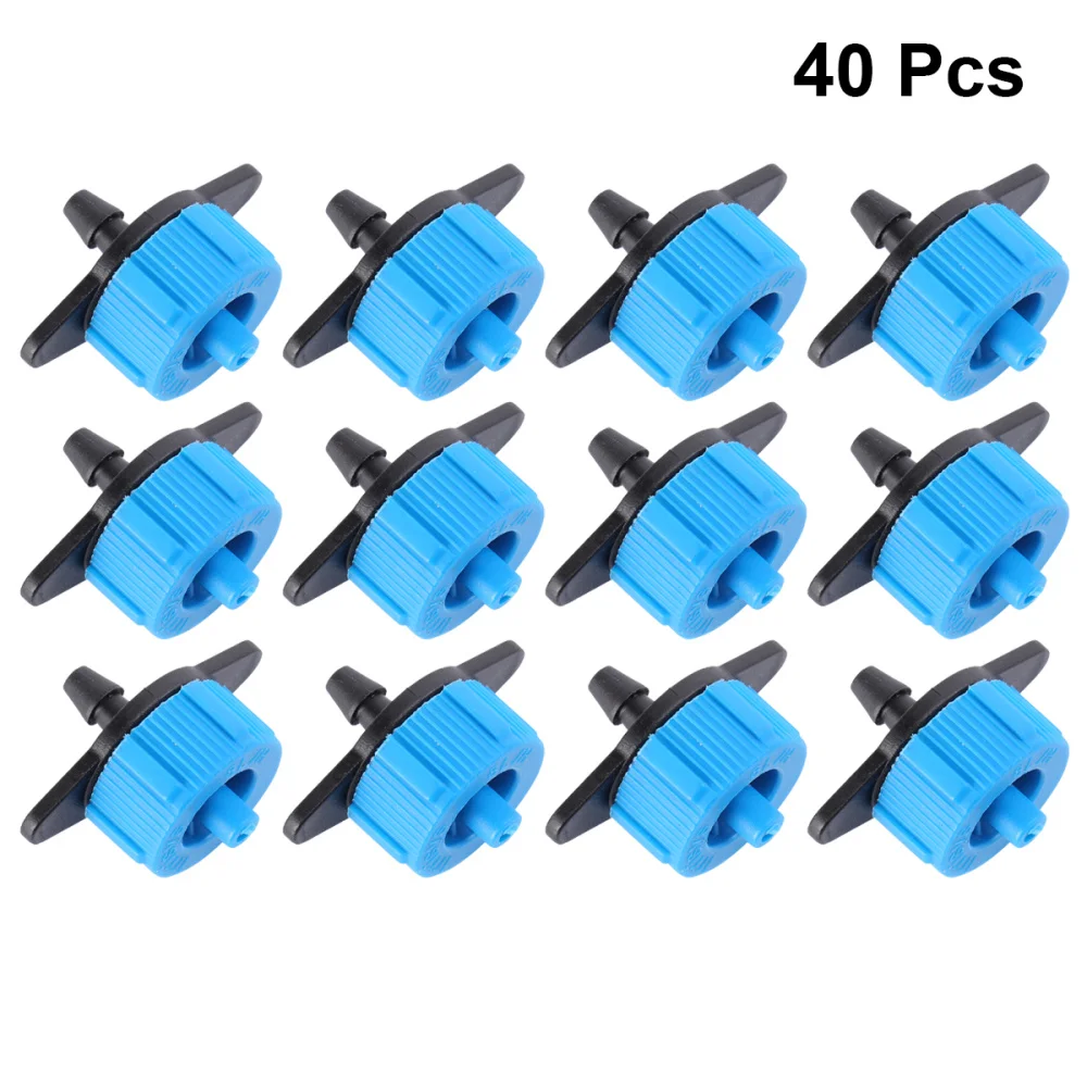

40pcs Pressure-compensated Dripper Durable Practical Plastic Irrigation Dripper Fertilizer Drip Water Dropper for Home Potting
