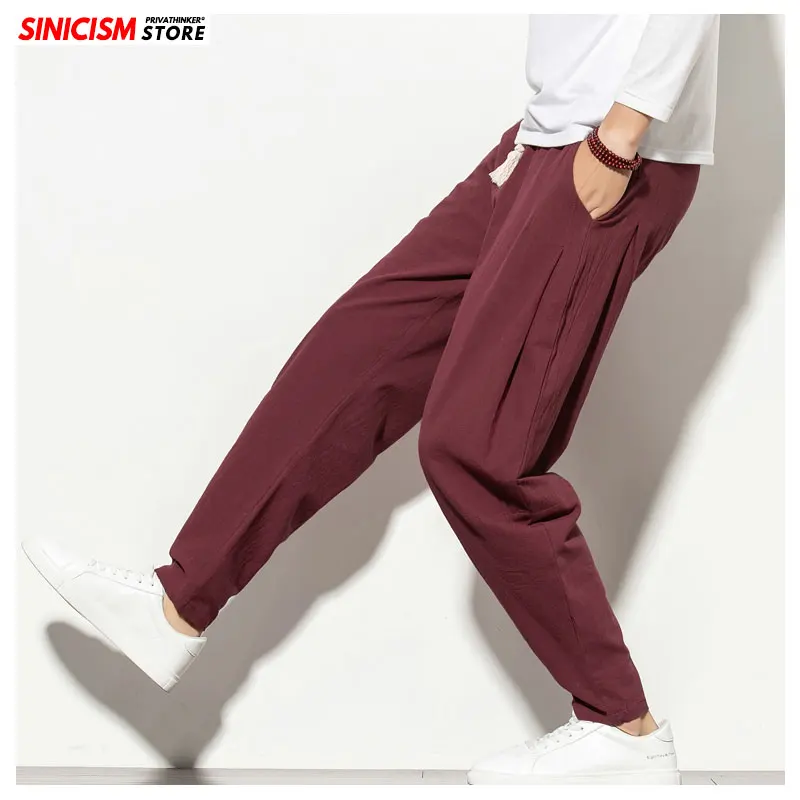Мужские повседневные брюки-шаровары Sinicism Store осень 2020 брюки для фитнеса одежда