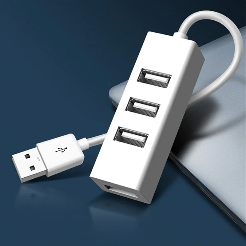 

2022 New USB Hub USB Deconcentrator Mini Small Four Ports USB 2.0 Hub 10 A Line 100cm 4 in 1