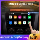 AWESAFE PX AI Голосовое Android auto CarPlay Автомагнитола Магнитола Мультимедиа автомобиля для (мазда 2 2004-2013 For Mazda 3 bk GPS Android аудио трекер навигатор 2 DIN 2 дин Автомагнитолы
