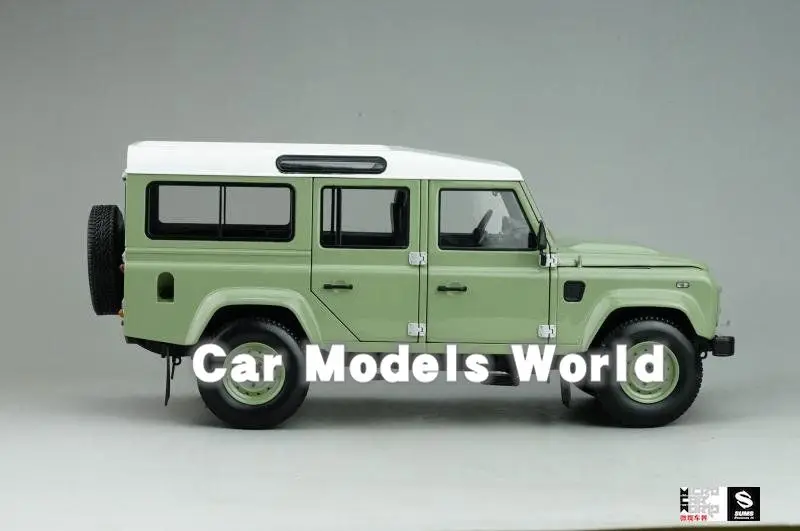 Литая модель автомобиля почти настоящая 1:18 Defender 110 Heritage Edition 2015 маленький подарок!