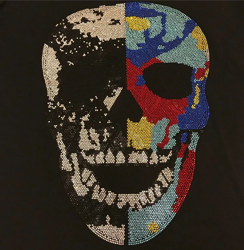 Модная теплая толстовка с капюшоном пуловер со стразами Повседневная Толстовка