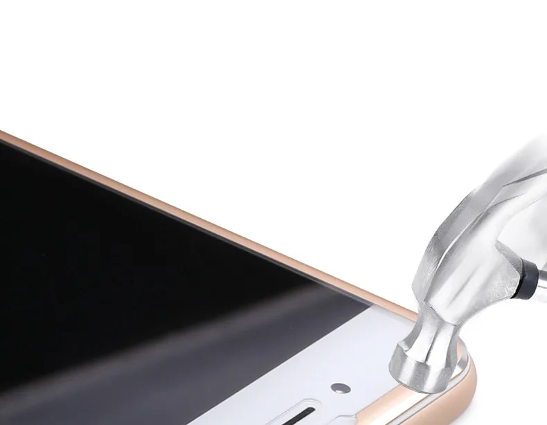 Чехол из алюминиевого сплава с закаленным стеклом для iPhone 7 6 6s Plus чехлы